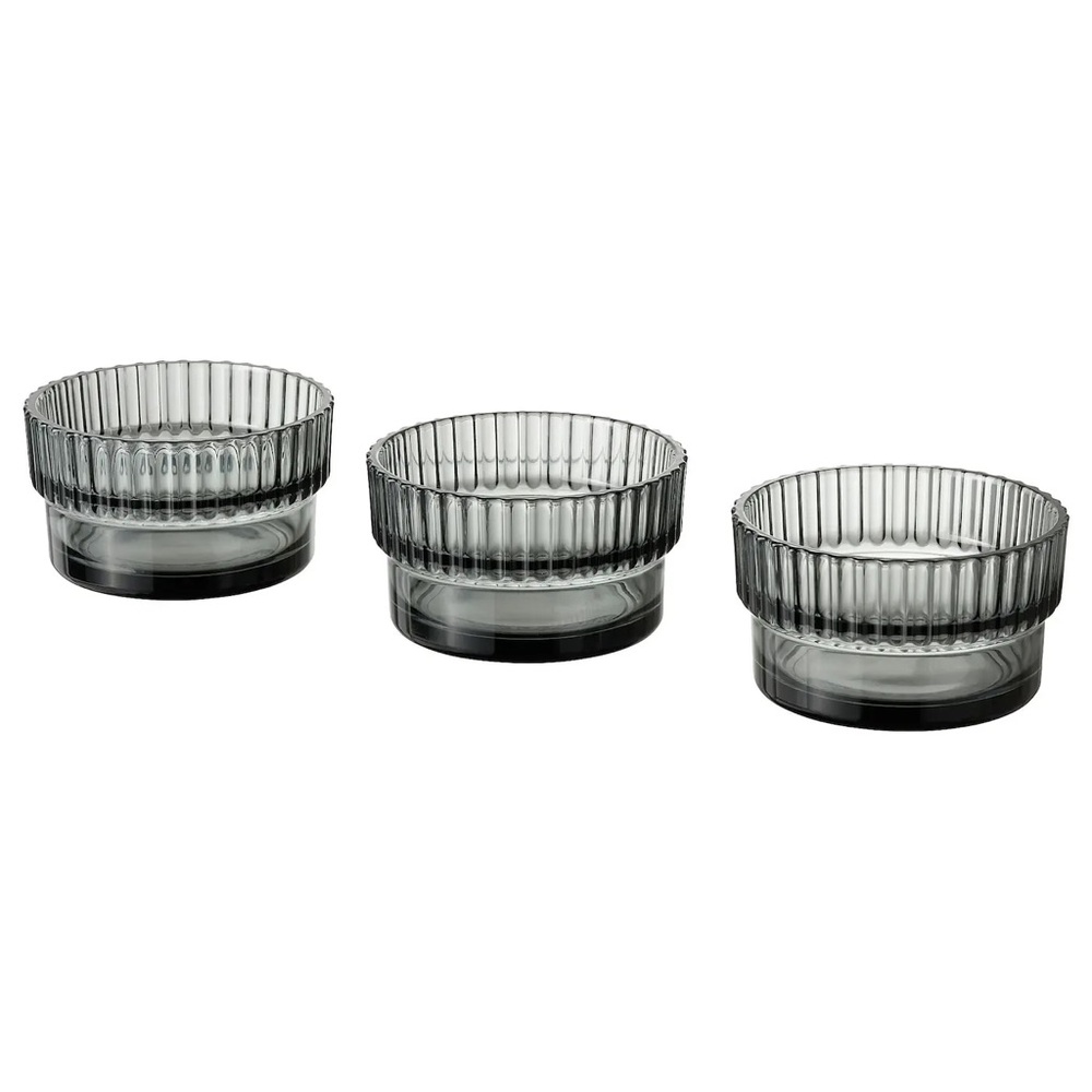 🍒🍒 Retired GRADVIS candle holders, grey